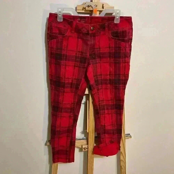 Princess Vera wang red plaid size 9 junior - Picture 1 of 8